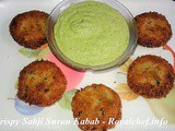 Crispy Sabji Suran Kabab Recipe in Marathi