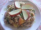 Delicious Apple Fried Rice Recipe in Marathi