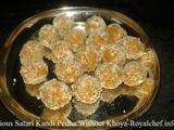 Delicious Satari Kandi Pedha Without Khoya Recipe In Marathi