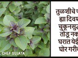 Don’t Pluck or Cut Tulsi Leaves on This Day in Marathi