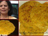 Easy Different Style Batata Pudina Potato Mint Paratha For Kids Tiffin Recipe