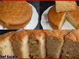 Eggless Basic Vanilla Cake | No Butter No Oven For Kids Recipe In Marath