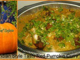 Indian Style Tasty Red Pumpkin Curry Recipe  In Marathi