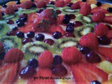 Jhatpat Fruit Pizza for Children Recipe in Marathi