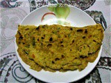 Khamang Pav Bhaji Paratha Recipe in Marathi