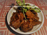 Konkani Style Mutton Lonche Recipe in Marathi