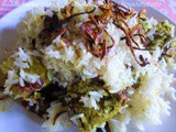 Maharashtrian Hirwa Masala Chicken Biryani Recipe in Marathi