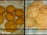 Maharashtrian Style Traditional Pedhyachya Satorya Or Sanjori