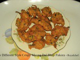 New Different Style Crispy Moong Dal Bhaji Pakora