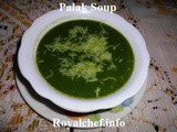 Palak Soup Recipe in Marathi