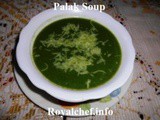 Palak Soup Recipe in Marathi