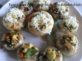 Paneer Stuffed Mushroom Recipe in Marathi