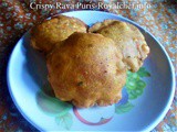 Recipe for Crispy Rava Puris