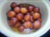 Recipe for Gulab Jamun made from Milk Powder