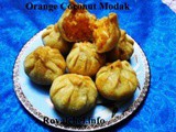 Recipe for Orange Coconut Modak