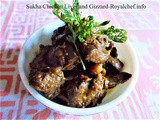 Recipe for Sukha Chicken Liver and Gizzard