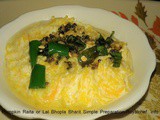 Red Pumpkin Raita or Lal Bhopla Bharit Simple Preparation Recipe in Marathi