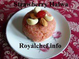 Strawberry Halwa Sheera Recipe in Marathi