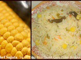 Sweet Corn Rice Or Sweet Corn Pulao Restaurant Style