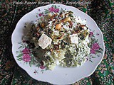 Tasty and Delicious Palak Paneer Pulao Biryani