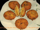 Tasty Crispy Healthy Poha Batata Kachori