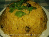 Tasty Maharashtrian Masoor Dal Khichdi Recipe in Marathi