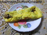 Tasty Mushroom Stuffed Egg Omelette