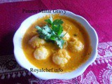 Tasty Paneer Green Peas Ball Curry