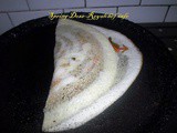 Tasty Spring Roll Dosa Recipe in Marathi