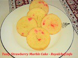 Tasty Strawberry Marble Cake Recipe in Marathi