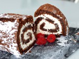 Gluten free chocolate roulade