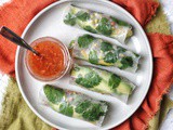 Avocado and Mango Summer Rolls