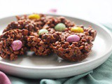 Chocolate Rice Krispie Nests (with variations)