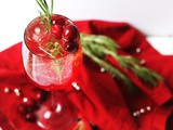 Cranberry Aperol Spritz, a Christmas Cocktail
