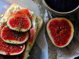 Fig and Prosciutto Sandwiches with Whipped Cheese and Honey