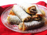 Filo Pastry Mince Pie Rolls