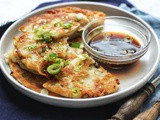 Flaky Spring Onion Pancakes (vegan)