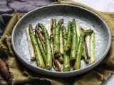 Grilled Asparagus and Baby Leeks