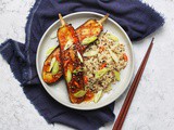 Maple and Miso Roasted Aubergines