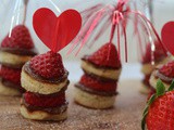 Mini Pancake Stacks with Nutella and Strawberries