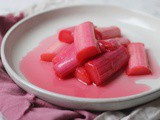 Poached Rhubarb