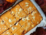 Pumpkin Spice Blondies