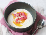 Roasted Rhubarb and Orange Yogurt