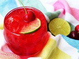 Sour Cherry Gin Sling Cocktails