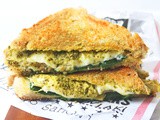 Spinach, Artichoke and Pesto Grilled Cheese Toastie