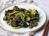 Stir Fried Greens with Garlic and Chilli Oil