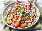 Sumac Roasted Carrots with Lemon and Tahini Dressing