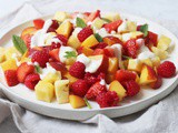 Summer Fruit Salad with Yogurt Dressing