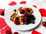 Vanilla Bean Waffles for Valentines Day
