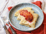 Vegan Blood Orange Crêpes